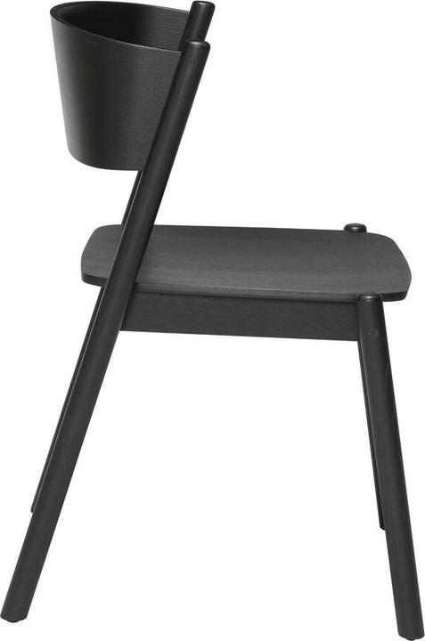 Produktbild Hübsch Oblique Esszimmerstuhl Schwarz