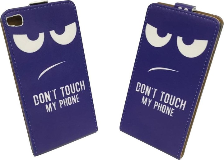Produktbild König Design Dont Touch My Phone Handyhülle Huawei P8 Klapphülle Flip Case