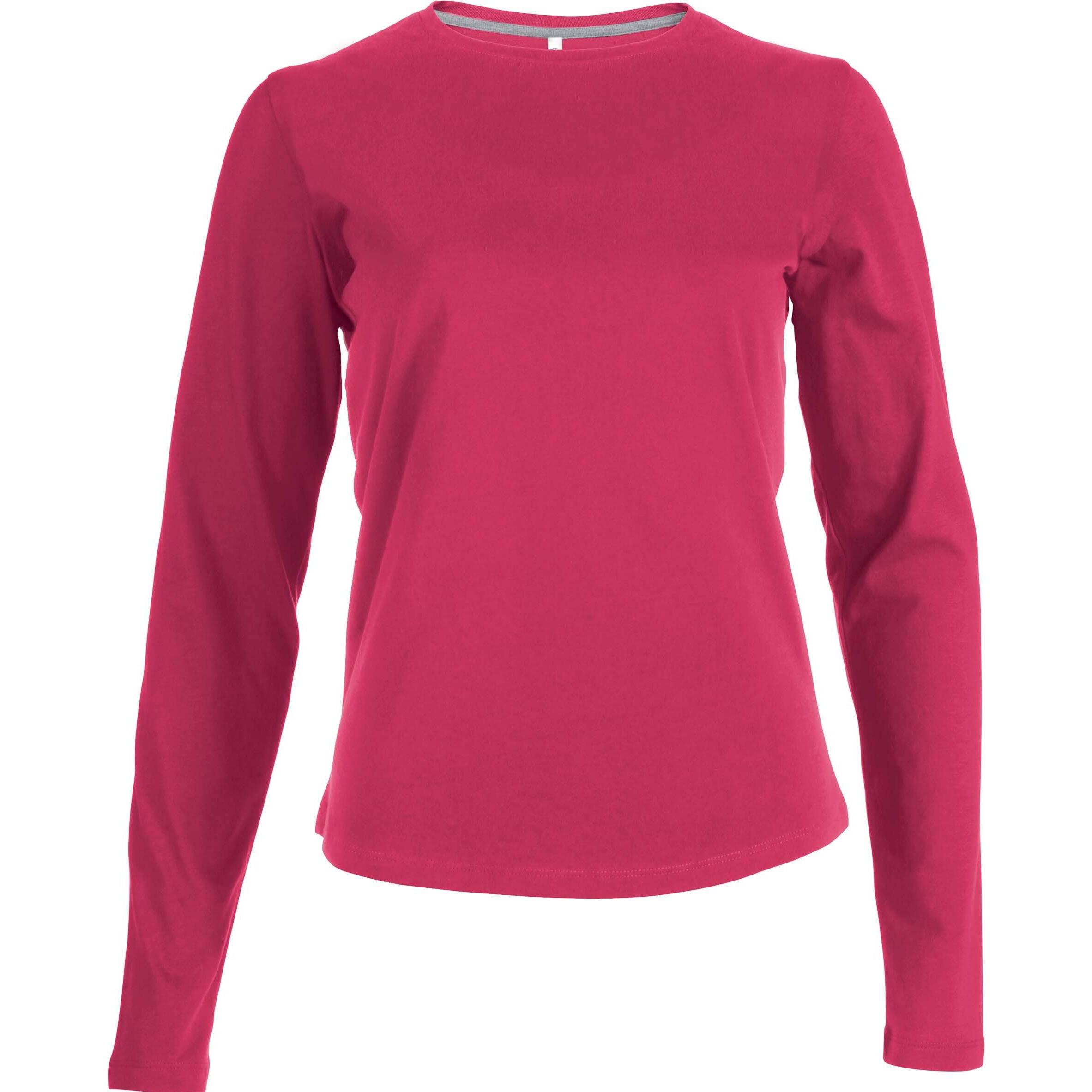 Kariban, Damen, Shirt, Col Rond, Violett, (S)