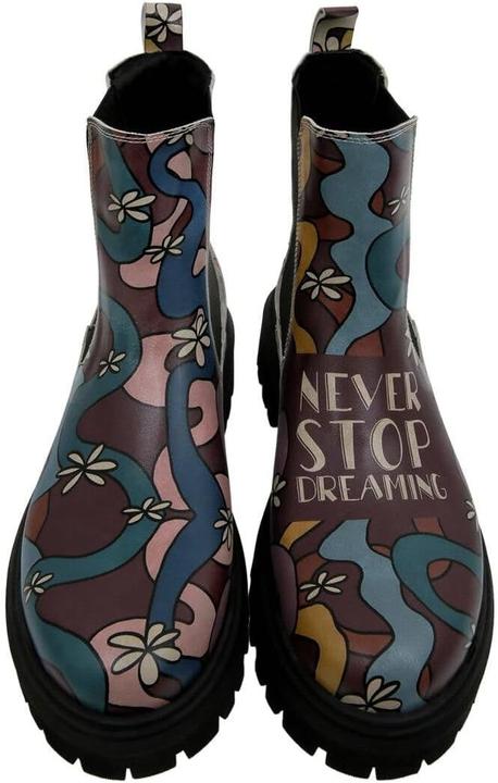 Actual product image Dogo Vegan Leather Multicolor Long Boots (37)
