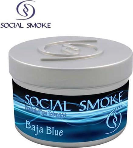 Produktbild Social Smoke Baja Blue (Blaubeere, Himbeere, Schokolade, Traube)