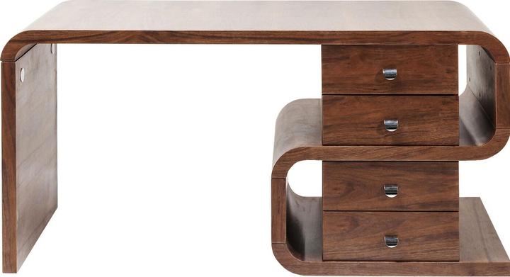 Immagine prodotto Kare Design Scrivania Soft Snake Noce 150x70cm (150 x 76 x 70 cm)