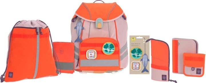 Produktbild Lässig Schulthek-Set Unique 7-teilig, Neon Orange (19 l)