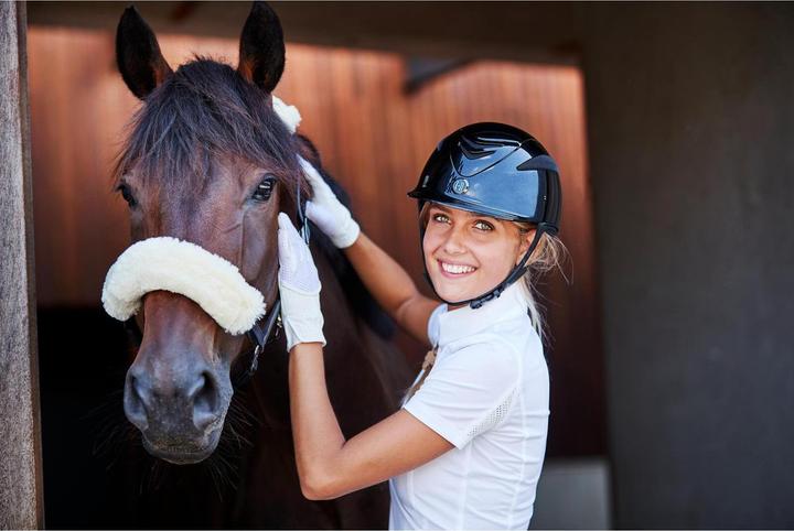 Actual product image One K Children's glitter effect riding helmet