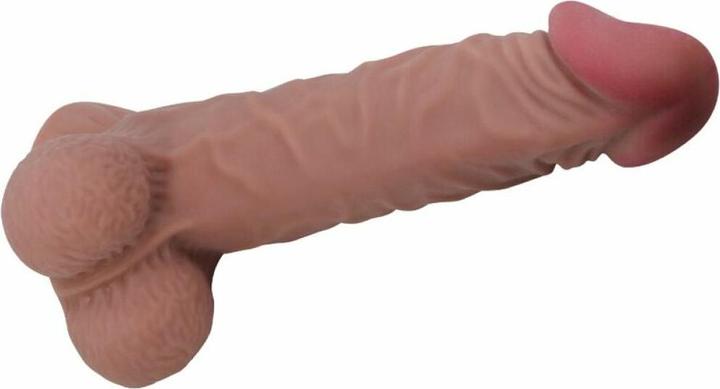 Produktbild Pretty Love Realistischer Dildo Der Sliding Skin-Serie Mit Sliding Skin-Saugnapf Braun 24 cm