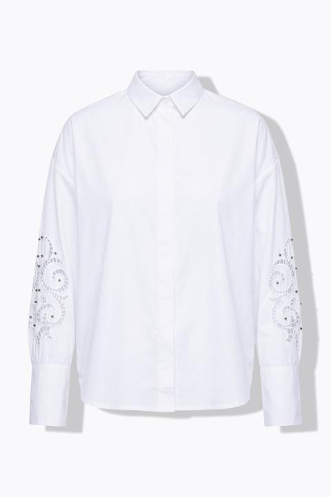 Immagine prodotto Studio Untold Camicia dal taglio oversize con ricami e rivetti sulle maniche lunghe (46, 48)