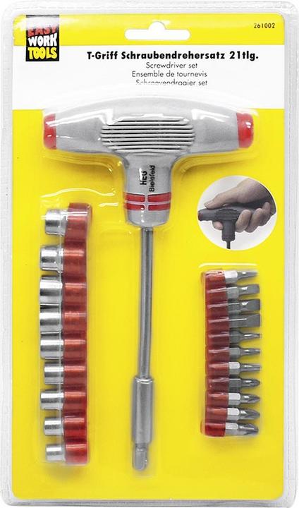 Actual product image Easy Work T-handle screwdriver set