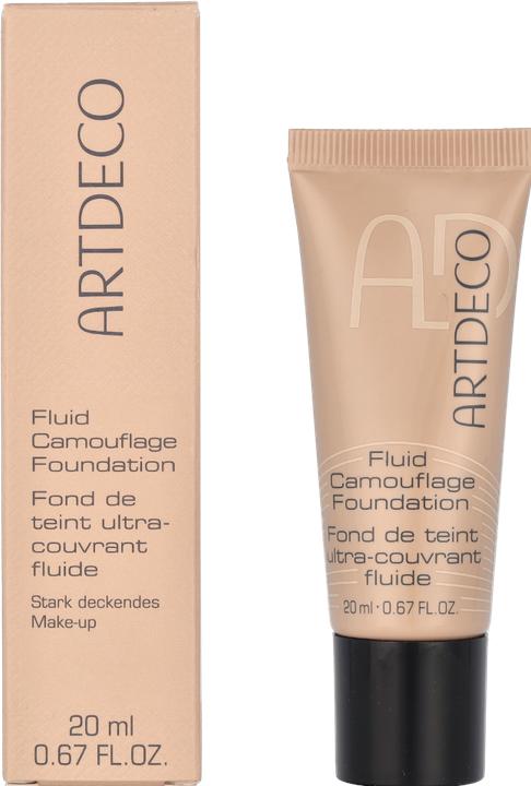 Actual product image Artdeco Foundation Fluid Camouflage 34 Warm / Medium Ivory, 20 g (Medium ivory, #34 Warm)
