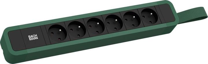 Actual product image Bachmann BACH socket strip (6x, CEE 7/3, CEE 7/5, 2 m)