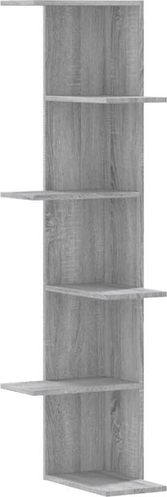 Immagine prodotto vidaXL Scaffale a muro ad angolo (36,5 x 36,5 x 140 cm)