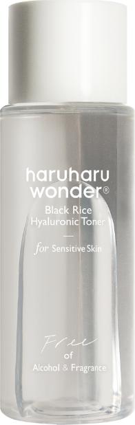 Actual product image Haruharu Wonder - Hydrating and regenerating tonicack Rice Hyaluronic (Toner) 30 ml (Face toner, 30 ml)