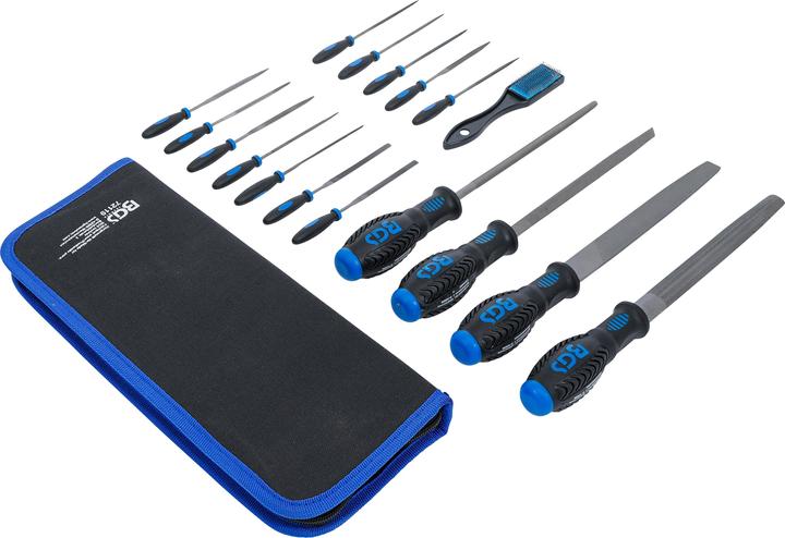 Actual product image BGS Machinist's Files and Needle File Set | 17 pcs. (320 mm)