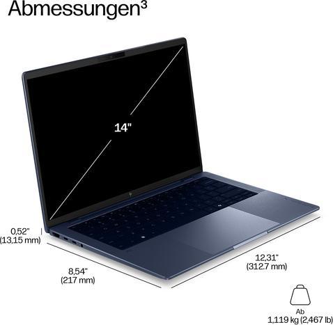 Actual product image HP EliteBook X G2a Next Gen AI PC (14", 512 GB, 32 GB, CH, AMD Ryzen AI 7 PRO 450)