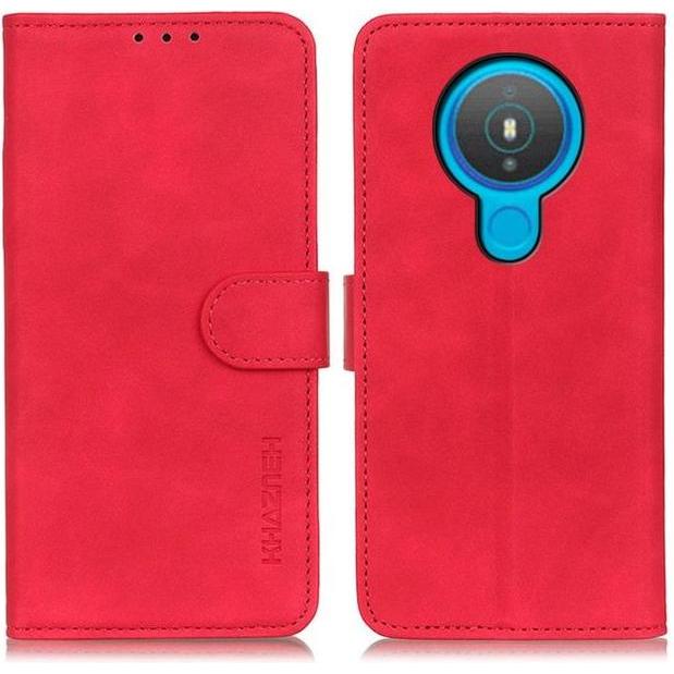 Thumbnail - MU Classic Classic IV Leder Bookcover Series (Nokia 1.4), Smartphone Hülle, Rot