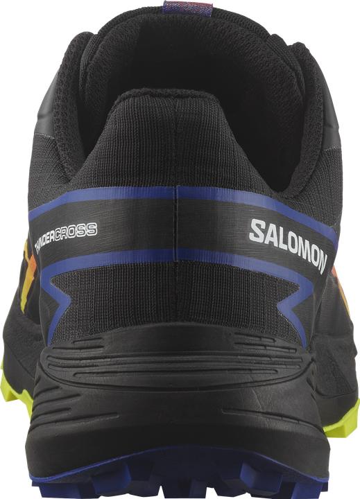 Produktbild Salomon Thundercross GTX Blue Fire Laufschuhe Schwarz / Surf The Web / Safety Yellow Herren (42)