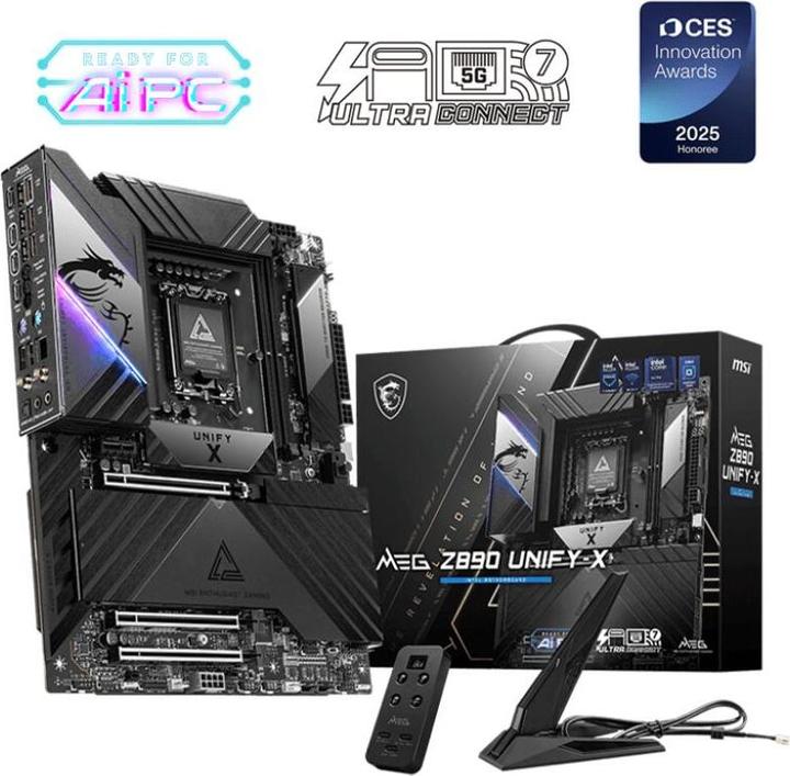 Produktbild MSI MEG Z890 UNIFY-X (LGA 1851, Intel Z890, ATX)