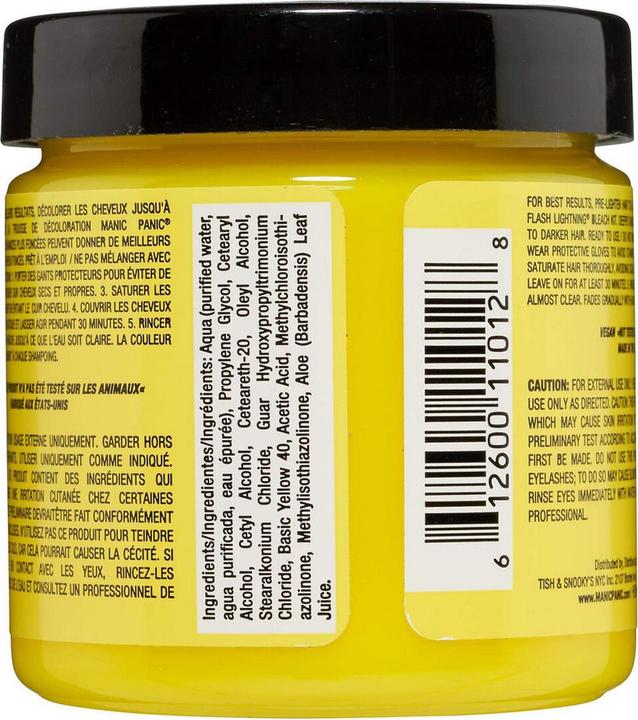 Actual product image Skybound Electric Banana Classic Creme Vegan Cruelty Free Yellow Semi Permanent Hair Dye 118ml (Electric Banana)