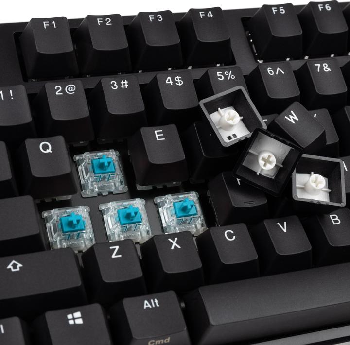 Produktbild Ducky Origin Gaming Tastatur, Cherry MX-Blue (US) (US, Kabelgebunden)