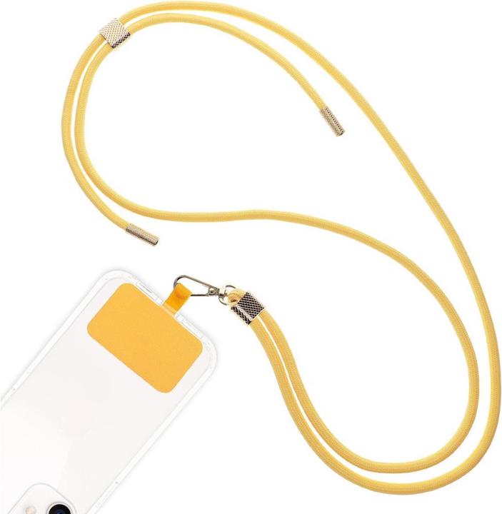 Actual product image 4smarts Universal Necklace Phone Pad Yellow