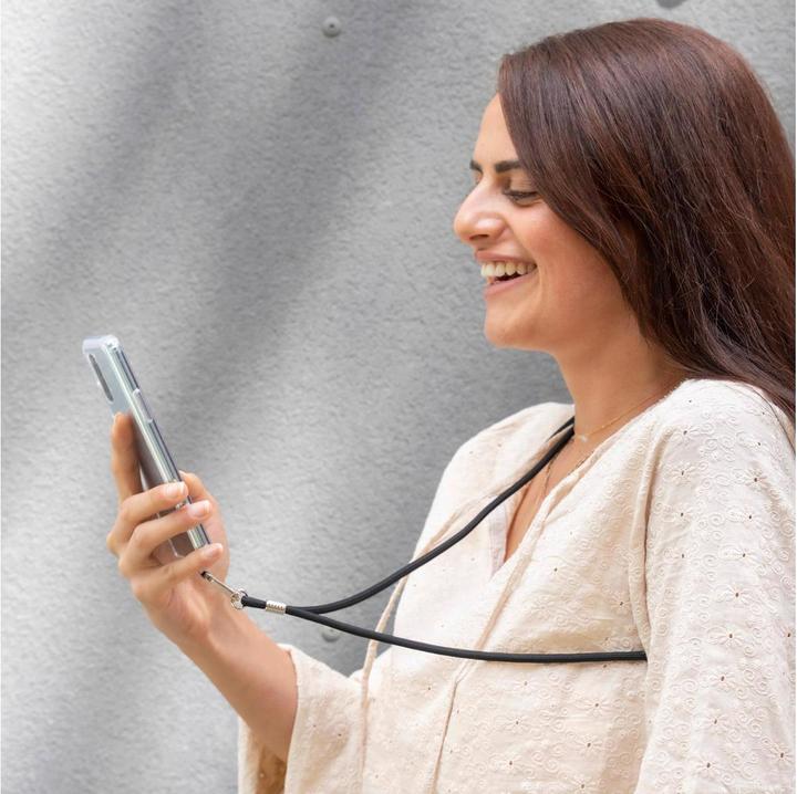 Actual product image 4smarts Universal Necklace Phone Pad Yellow