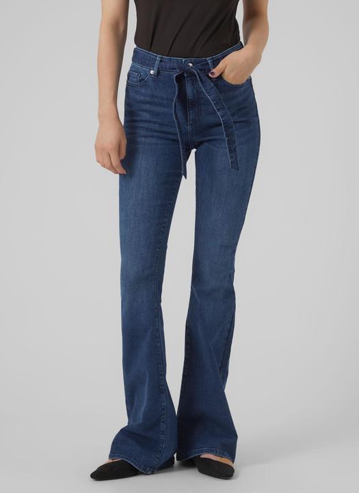 Actual product image Vero Moda VMSIGA Flared Belt High Waist Jeans (W26/L32)