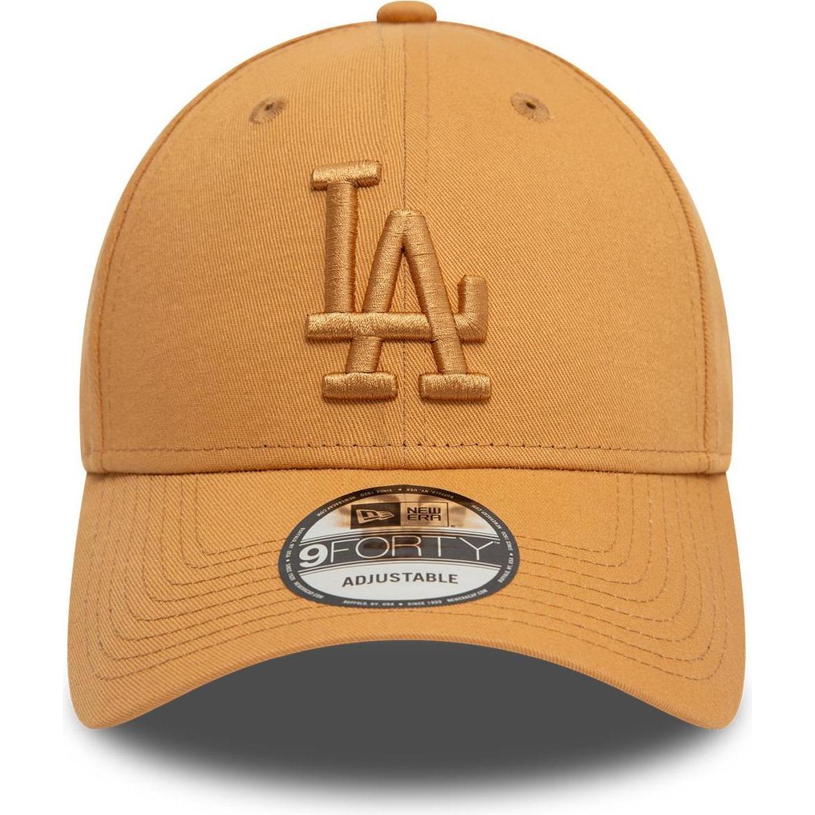 Thumbnail - New Era, Herren, Cap, 9Forty Cap - Essential Los Angeles Dodgers Wheat, Beige