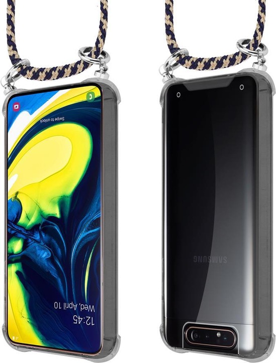 Produktbild Cadorabo TPU Handy Kette SILBER Cover