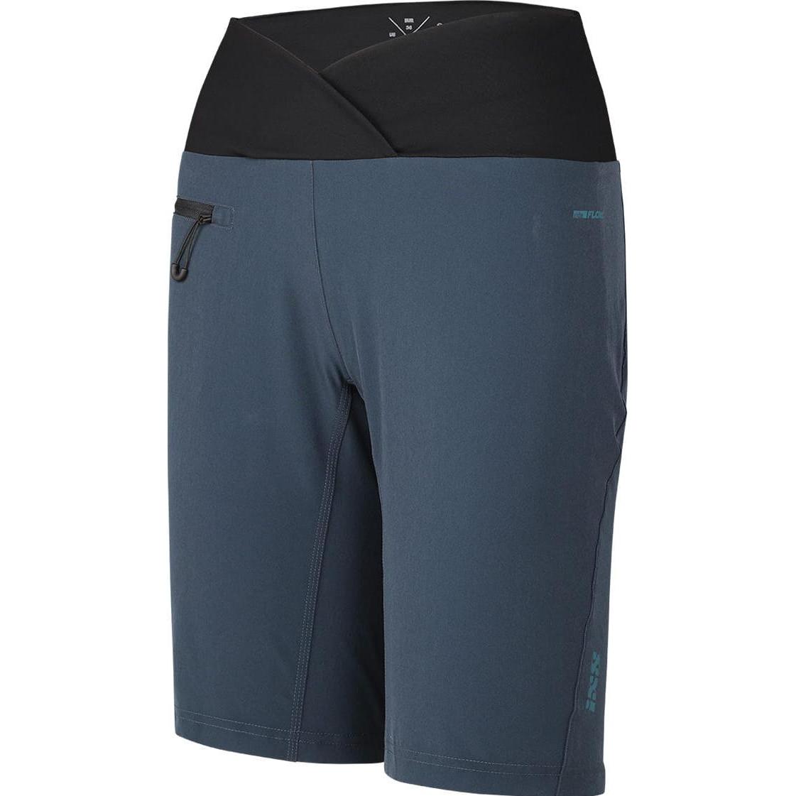iXS, Damen, Velohosen, Women"s Flow XTG Hip-Hugger Shorts (40), Blau, 40