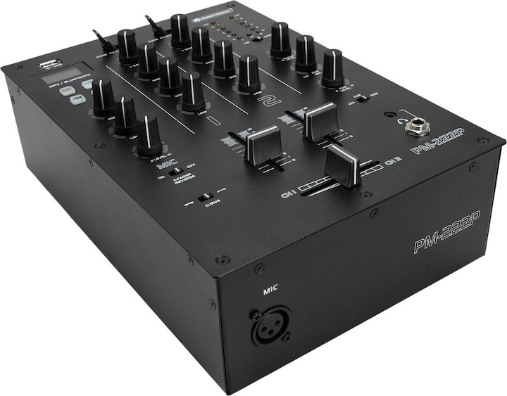 Actual product image Omnitronic PM-222P 2-channel DJ mixer with player (DJ controller)
