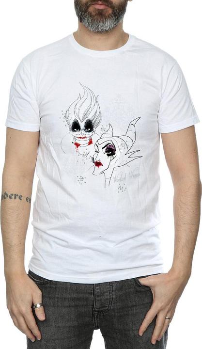 Actual product image Disney Mens Villains Wicked Women T-Shirt (L)