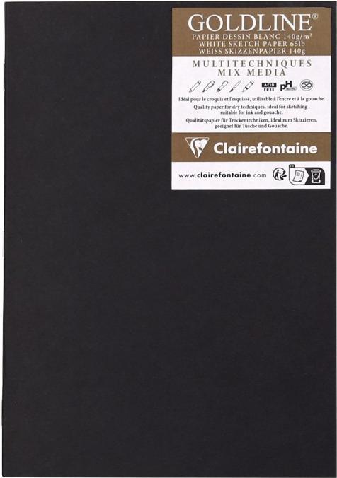 Produktbild Clairefontaine GOLDLINE Geheftet (A5, Blanko, Weicher Einband)