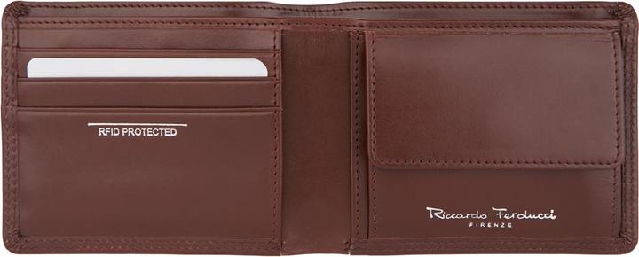 Actual product image Riccardo Ferducci Billfold with zipper pocket in the note compartment, RFID, men