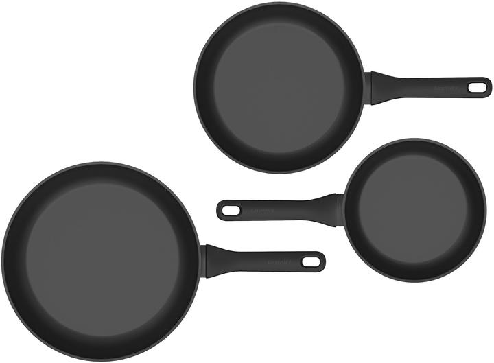 Immagine prodotto BergHoff Set di padelle HELIX AH, 3 pezzi (28 cm, Set di pentole e padelle da cucina, Alluminio)