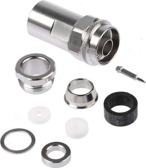 Produktbild Telegärtner N-Kabelstecker löt/klemm, Druckverschraubung IP 67, B01, RG-213/U, RG-214/U, 9880 Belden