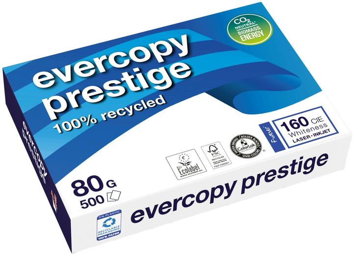 Produktbild Clairefontaine Evercopy Kopierpapier Prestige (A4, 500 Blätter, 80 g/m²)