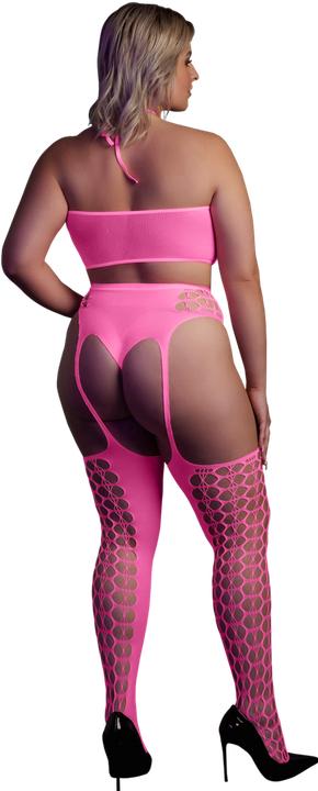 Actual product image Ouch! Two Piece with Crop Top and Stockings