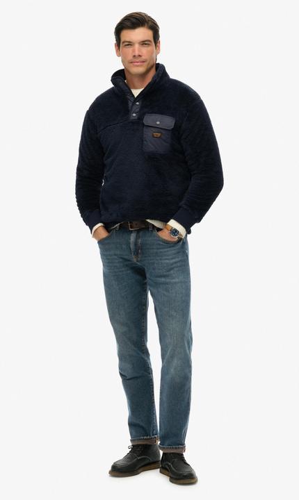 Produktbild Superdry Fleece-Pullover mit Stehkragen (L)