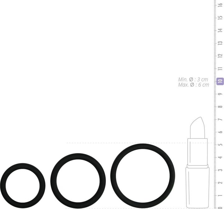 Actual product image Easytoys Cockring Set (6 cm)