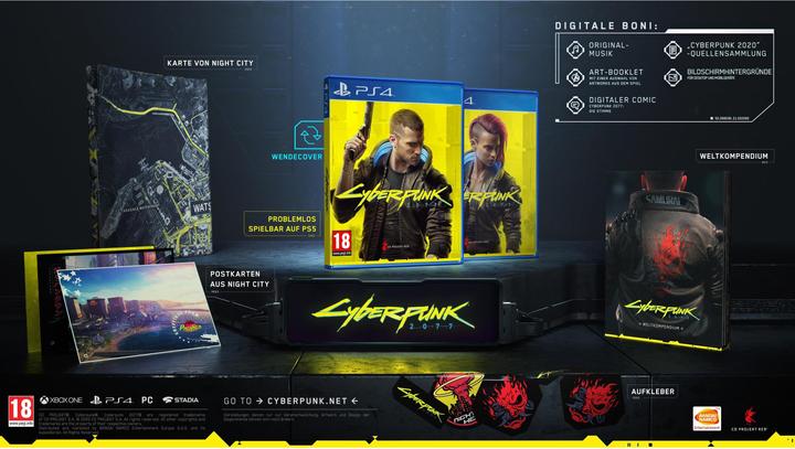 Actual product image Cyberpunk 2077 - Day One Edition (PS4, Multilingual)