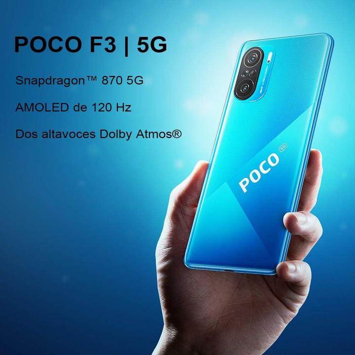 Produktbild Xiaomi Poco F3 Smartphone 128 GB 6 GB RAM Dual SIM Deep Ocean Blue (128 GB, Deep Ocean Blue, 6.67", Dual SIM)