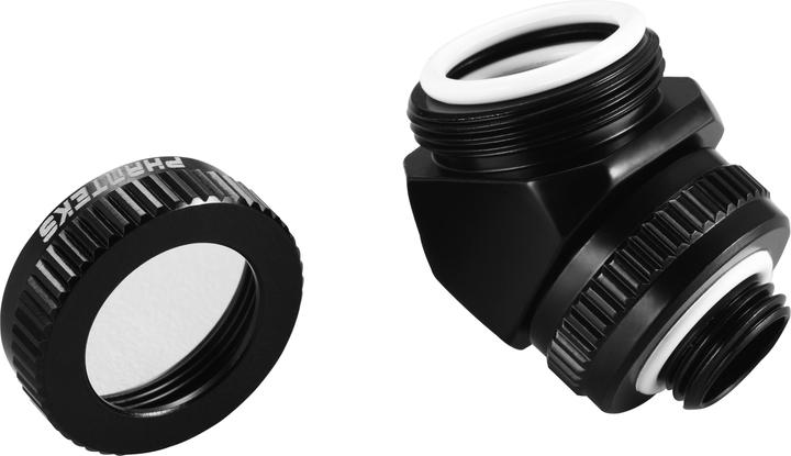 Actual product image Phanteks Glacier Rotary connector 45 degree G1/4 inch male to 16mm female hardtube - rotatable