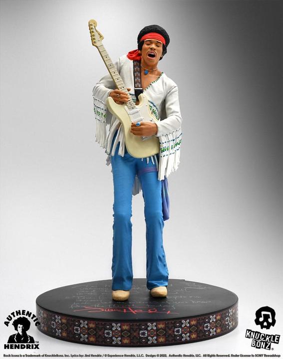 Actual product image Knucklebonz Rock Iconz: Jimi Hendrix III Statue