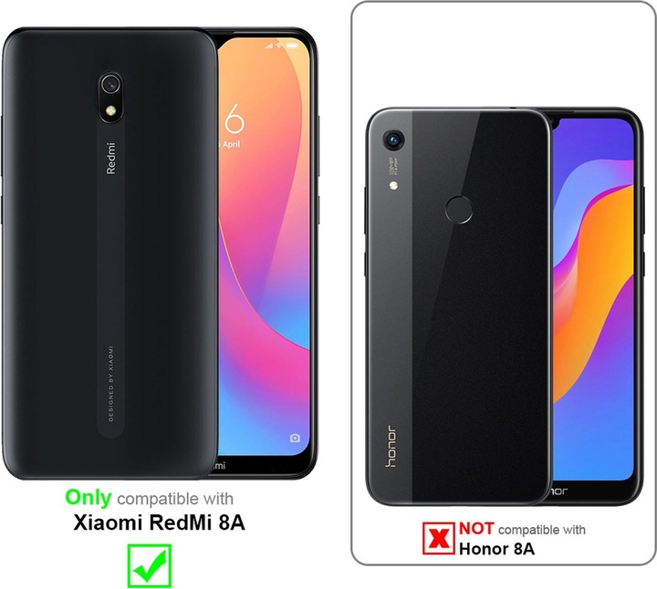 Actual product image Cadorabo Flower Book Cover (Xiaomi Redmi 8A)