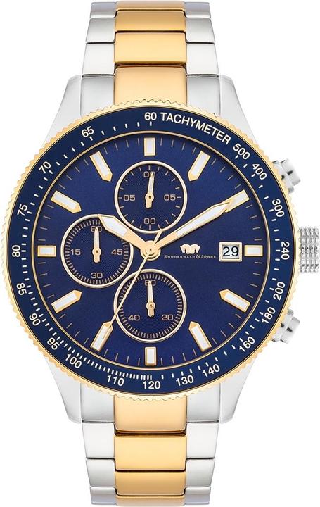 Image du produit Homme Chronographe Karthago II Acier inoxydable argent/or jaune - 23556 (Chronographe, 43 mm)