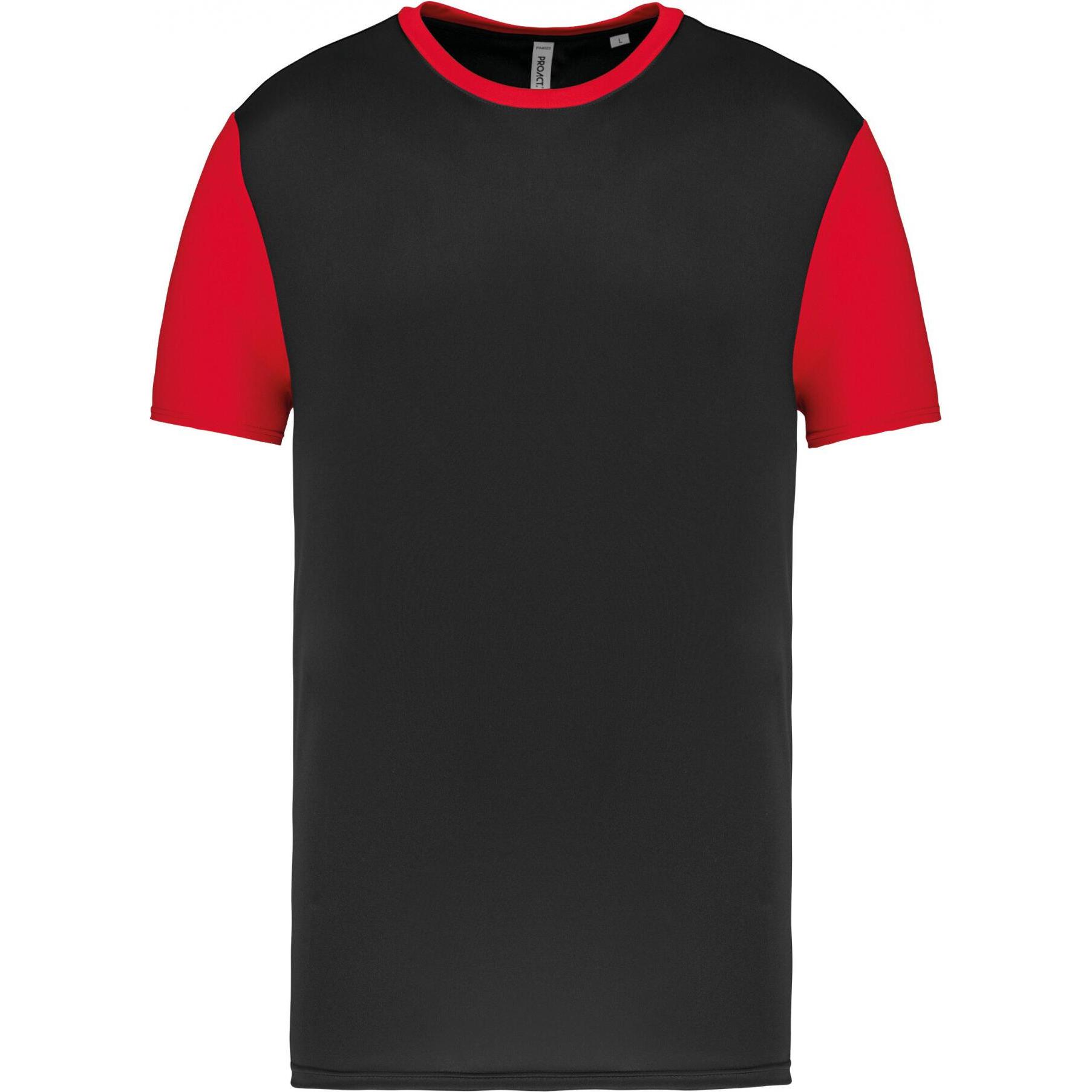 Proact, Herren, Sportshirt, Zweifarbiges Trikot (S), Schwarz, S