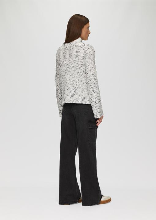 Immagine prodotto s.Oliver Strickpullover Melierter Strickpullover mit weiten Ärmeln (34, 36)