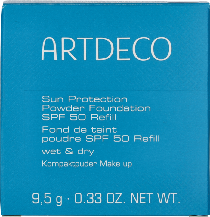 Actual product image Artdeco Sun Protection Powder Foundation SPF 50 (50 Dark Cool Beige)