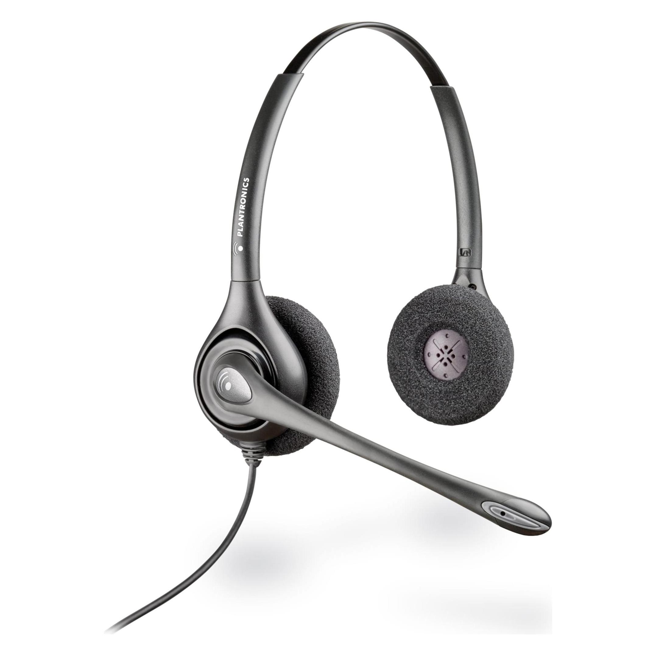 HP Poly H261N SUPRAPLUS HS+P TAA (Kabelgebunden), Office Headset, Schwarz