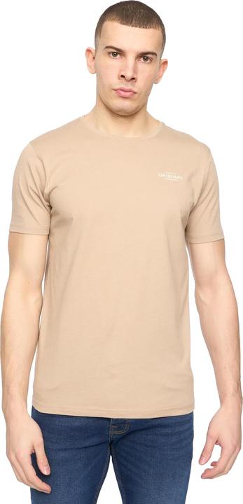 Actual product image Crosshatch Mens Basicnatural T-Shirt (Pack of 5) (XXL)