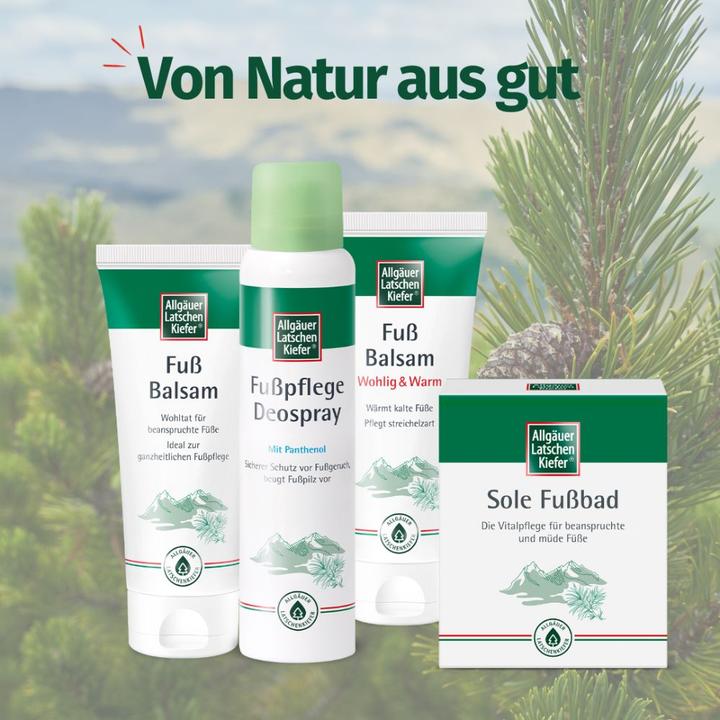 Produktbild Allgäuer Latschenkiefer Fusspflege Deospray, 100 ml Lösung (Fusscrème & Fussgel, 100 ml)